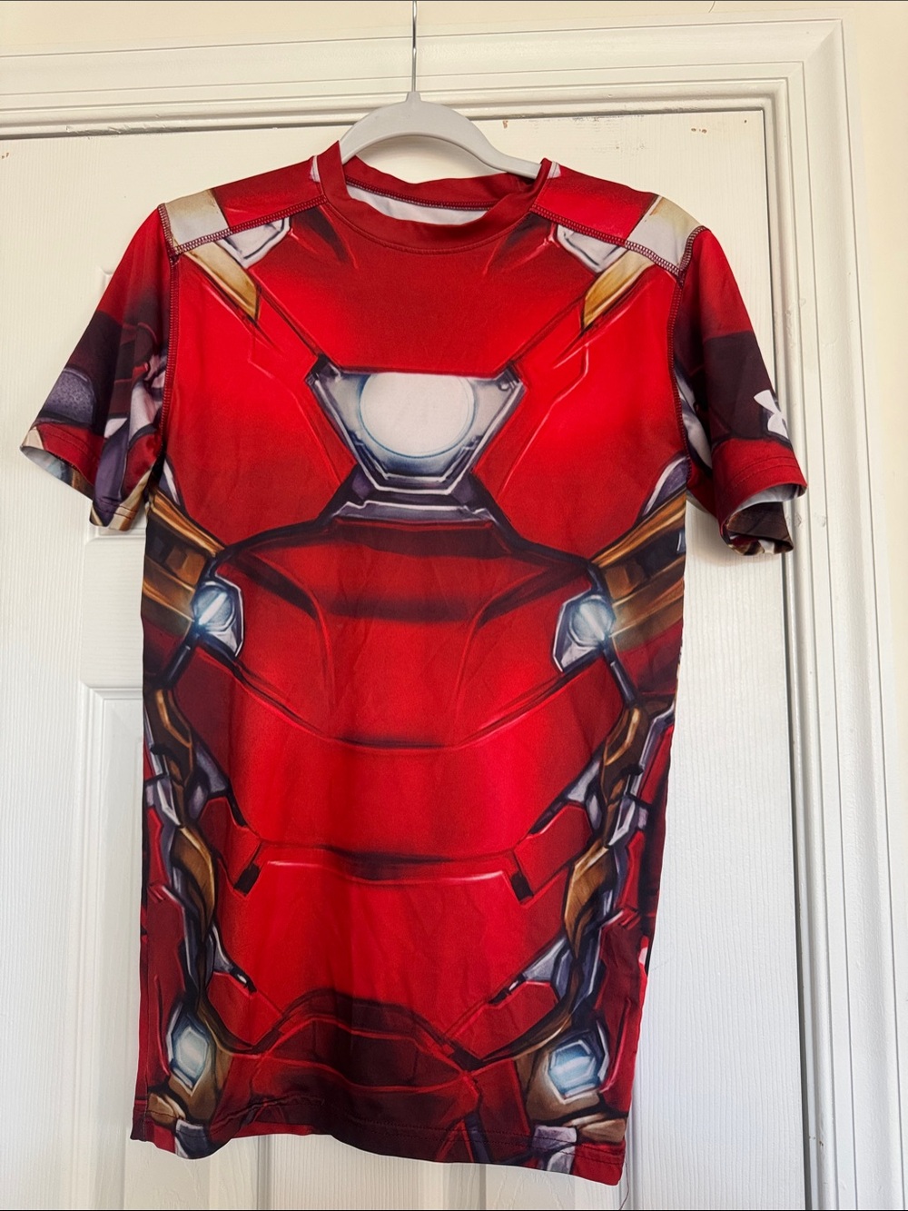 Under Armour Red Iron Man Graphic Short Sleeve Tee